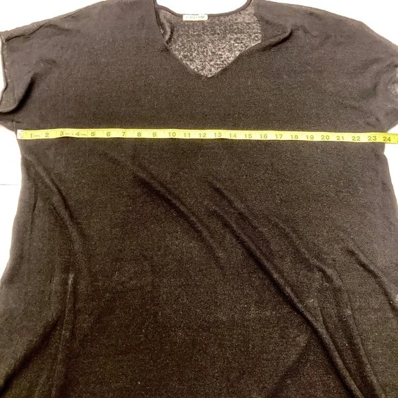 Eileen Fisher Tunic Sweater V-Neck Lightweight Sheer Long Sleeve Womens XL - Picture 5 of 7